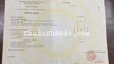 Lô đất 140m2 khổ biệt thự tại Bãi Huyện Vân Tra An Đồng An Dương