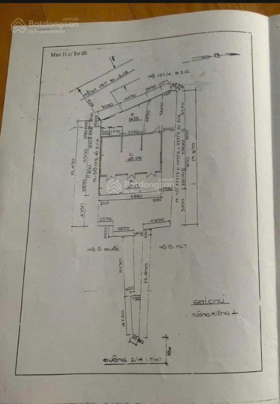 Bán nhà cấp 4 mặt tiền đường 2/4 phường Vạn Thắng, Nha Trang. DT: 256m2, nở hậu, 17.5tỷ