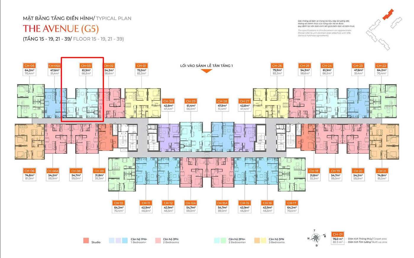 Cần bán căn hộ G5-1503 Imperia Sola Park