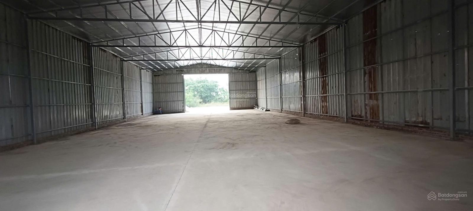 Bán đất kho xưởng đường Đại Lộ Thăng Long, Bình Yên, Thạch Thất, HN. 3000m2, có sẵn kho zamil 1000m