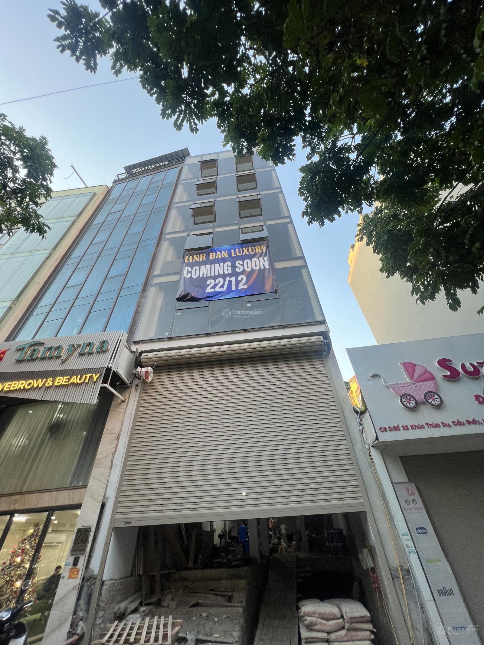 Cho thuê Nhà mặt phố Xuân Thuỷ, Diện tích 120m2 x 5 tầng, Mặt tiền 4,5m, thang máy