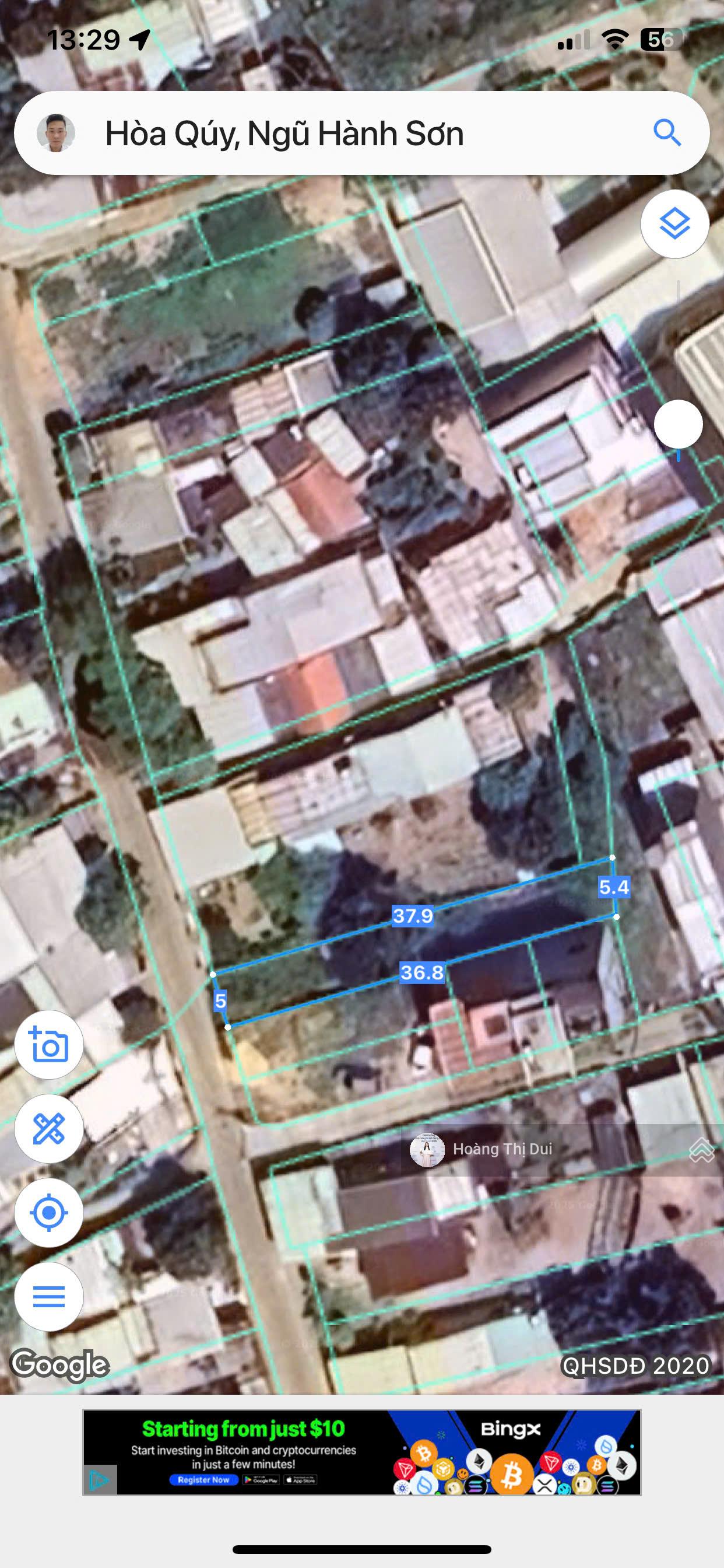 Bán đất kiệt Lưu Quang Vũ - gần Làng Đại Học, sát Trần Đại Nghĩa, Ngũ Hành Sơn - 186,9m² giá tốt