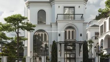 Bán biệt thự đơn lập góc Ngọc Trai 295m², 2 mặt đường, đối diện vườn hoa & bể bơi 4 mùa