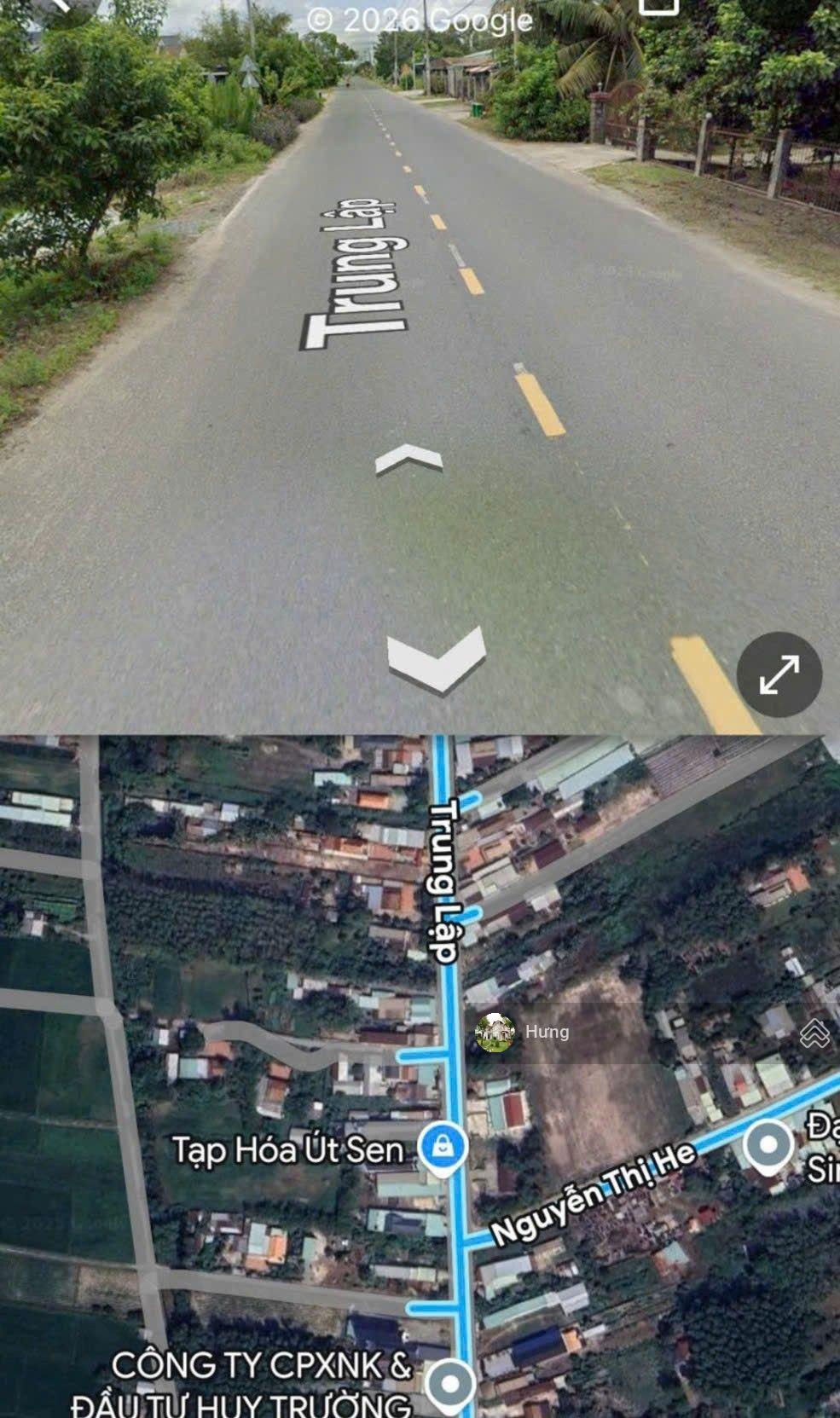 Bán đất MT Trung Lập, KDC hiện hữu tiện kinh doanh hay làm kho xưởng