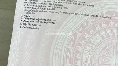 Chính chủ cần bán lô block A rất đẹp,Khu dân cư Thuận Đạo, 105m2,1tỷ3, sổ hồng riêng,chính chủ
