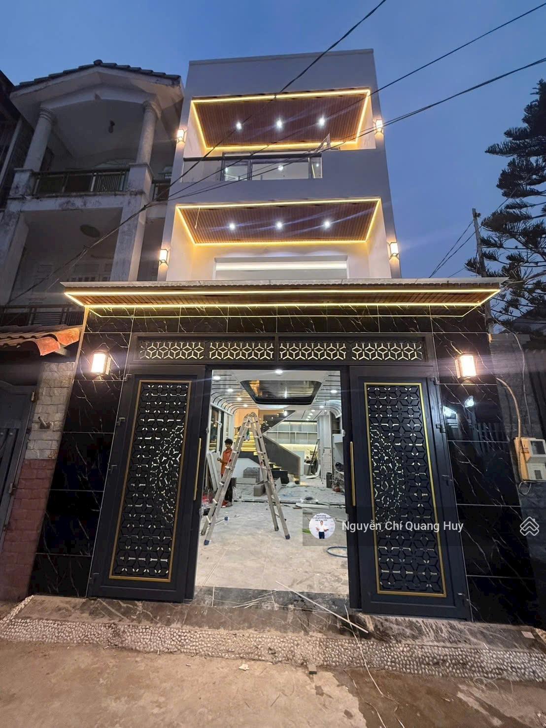 Nhà Phố Hiện Đại, Xây Dựng Tâm Huyết Hẻm thông 8m Dương Cát Lợi -Dân Trí Cao- 4,8m x 15m Giá 7,8 tỷ