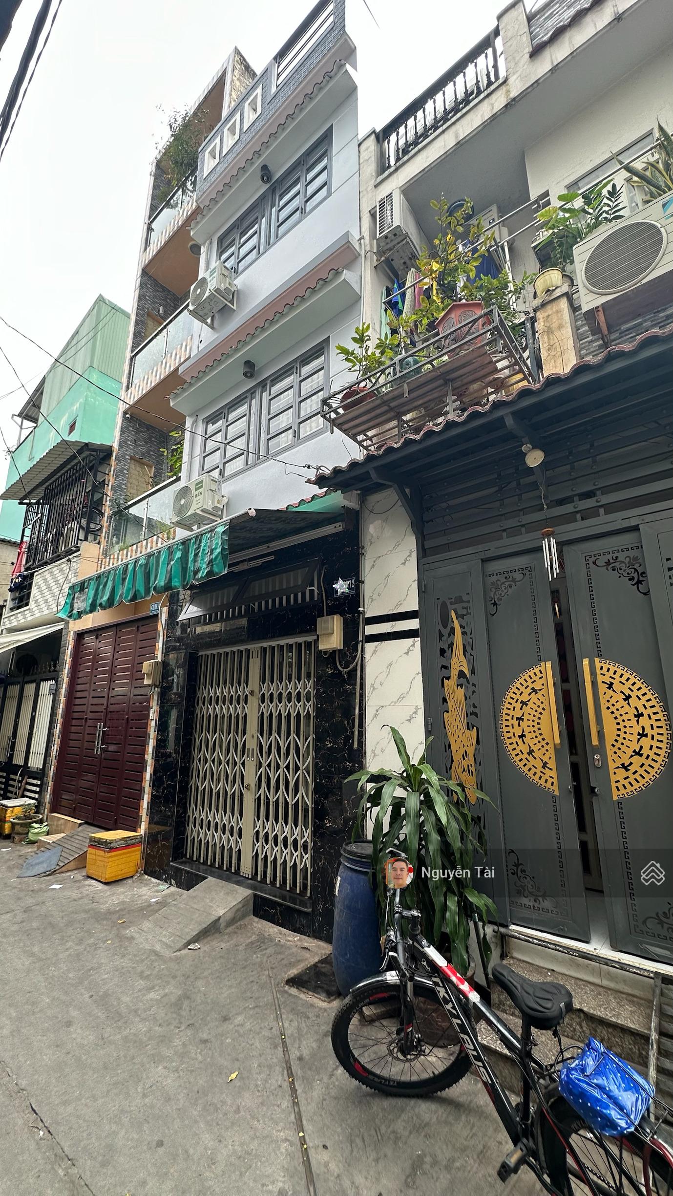 Hot, Bán gấp nhà riêng Tân Hoà Đông, BTân, 4 tầng mới đẹp, 80m2 SD, hẻm xe hơi, chỉ nhỉnh 3 tỷ