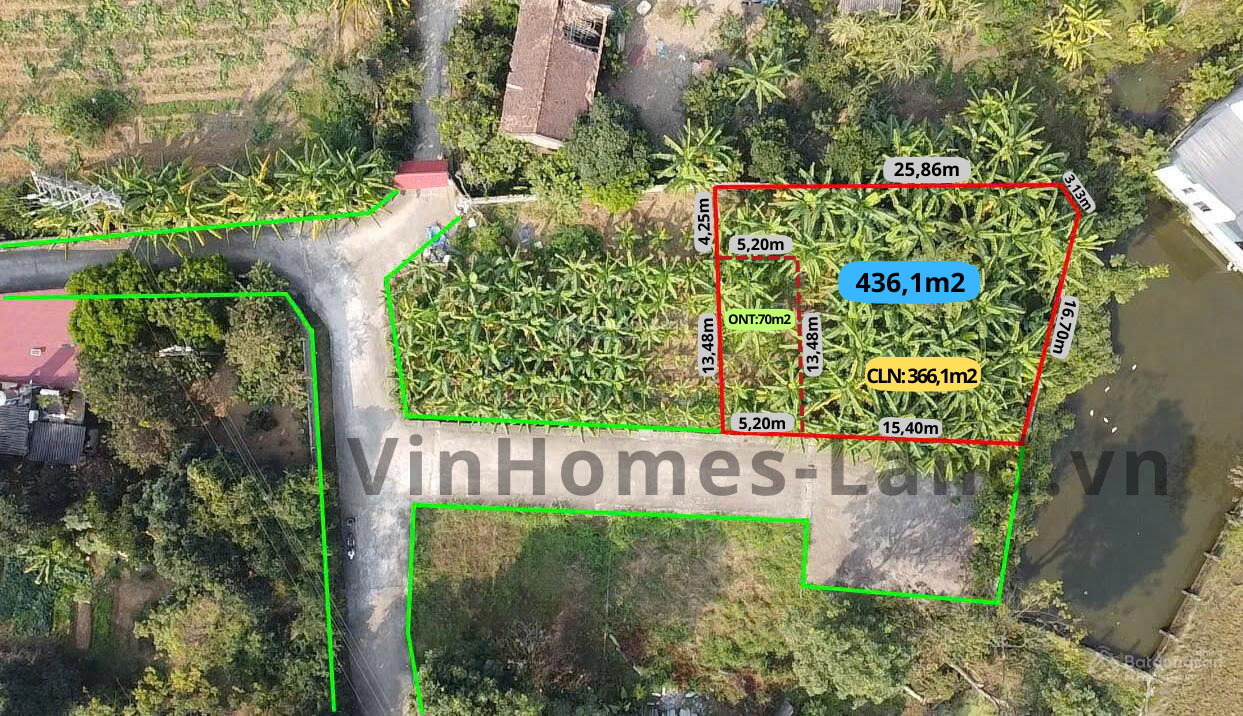 Bán đất tại Xã Hương Mai, Việt Yên, Bắc Giang, 2,3 tỷ, 436m2