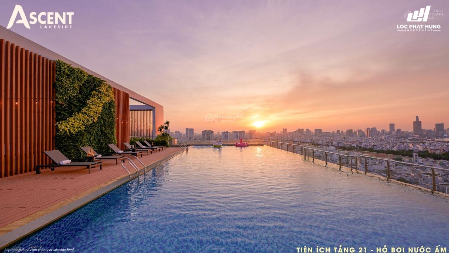 Cho thuê căn hộ Ascent Lakeside full NT - 1PN - 50m2 - tầng 5