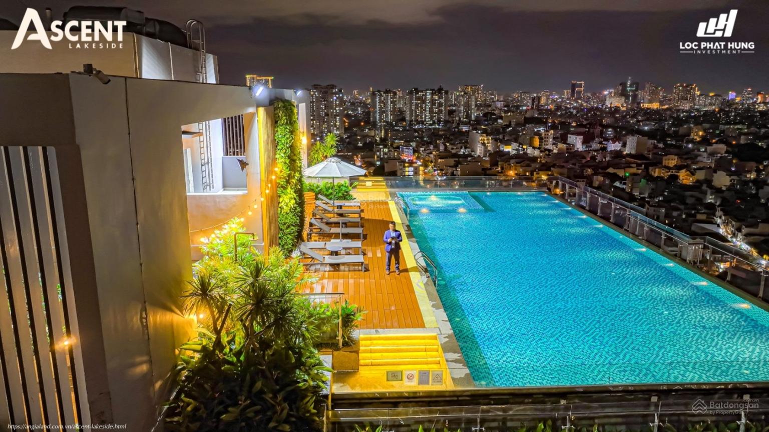 Cho thuê căn hộ Ascent Lakeside full NT - 1PN - 50m2 - tầng 5