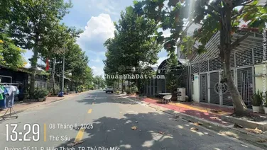 Có 1 lô thôi, sổ sẵn - mặt tiền đường số 11 - KDC Hiệp Thành 3 - gần công viên, sân banh
