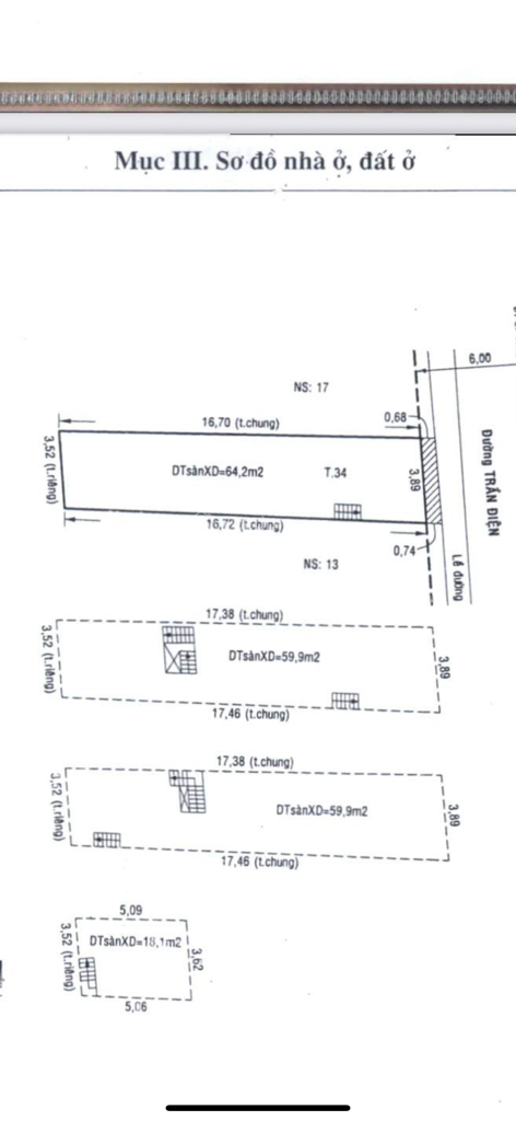 Mặt tiền kinh doanh Trần Điện, Phường Chợ Lớn Q5, 62m2, 4 tầng, hoàn công đủ, 16 tỷ TL chủ