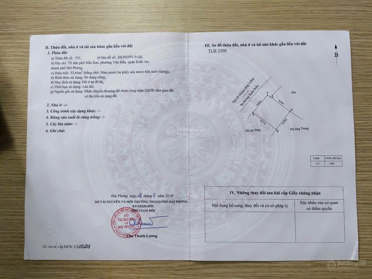 Bán đất Xuân Biều, Văn Đẩu, Kiến An, Hải Phòng, 1,35 tỷ, 54m2 view đẹp, giá tốt Bán đất Xuân Biều, Văn Đẩu, Kiến An, Hải Phòng, 1,35 tỷ, 54m2 view đẹp, giá tốt