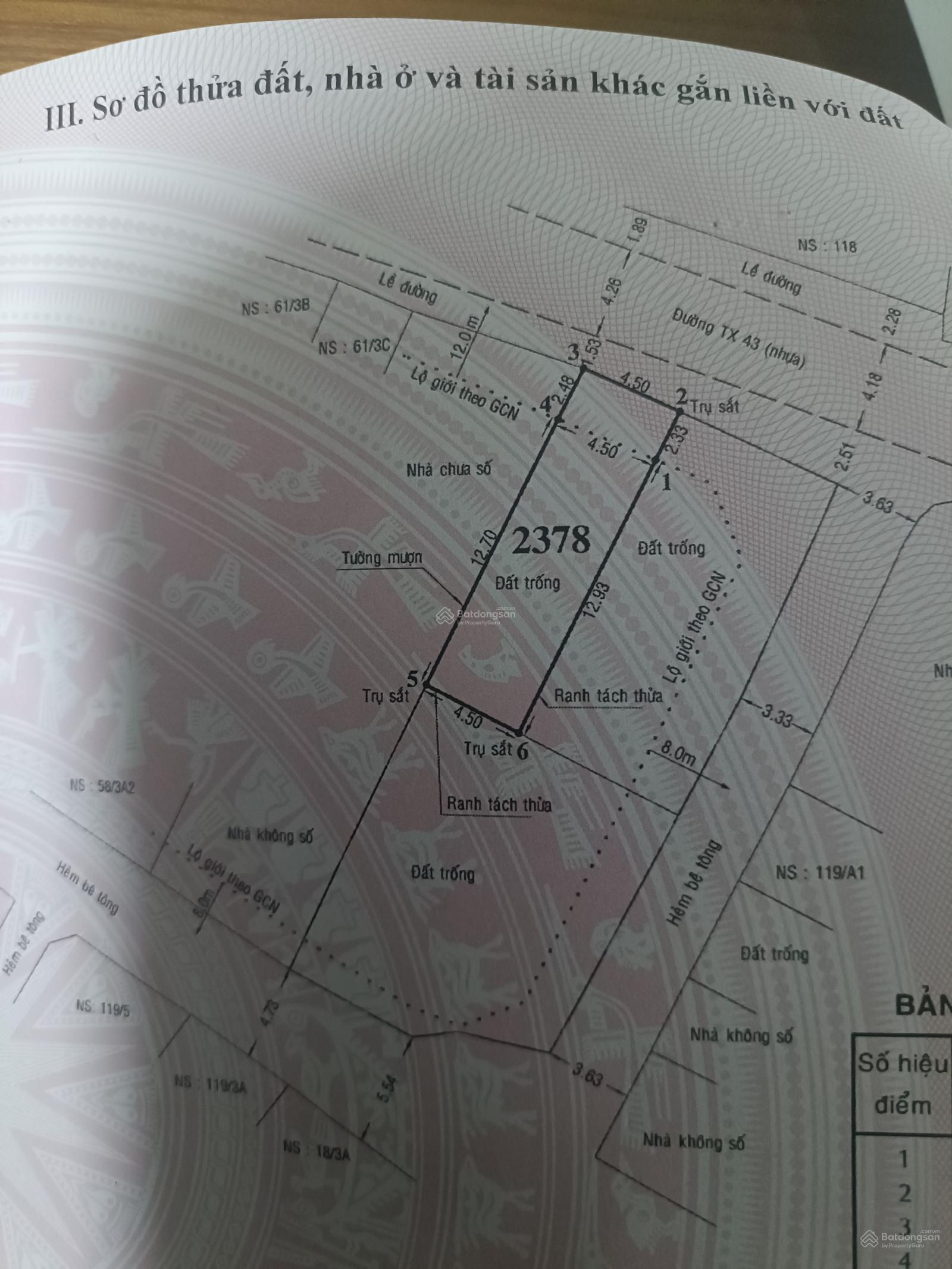 BÁN ĐẤT MẶT TIỀN THẠNH XUÂN 43- GẦN HÀ HUY GIÁP-70M2- FULL THỔ GIÁ 4,49 TỶ BÁN ĐẤT MẶT TIỀN THẠNH XUÂN 43- GẦN HÀ HUY GIÁP-70M2- FULL THỔ GIÁ 4,49 TỶ