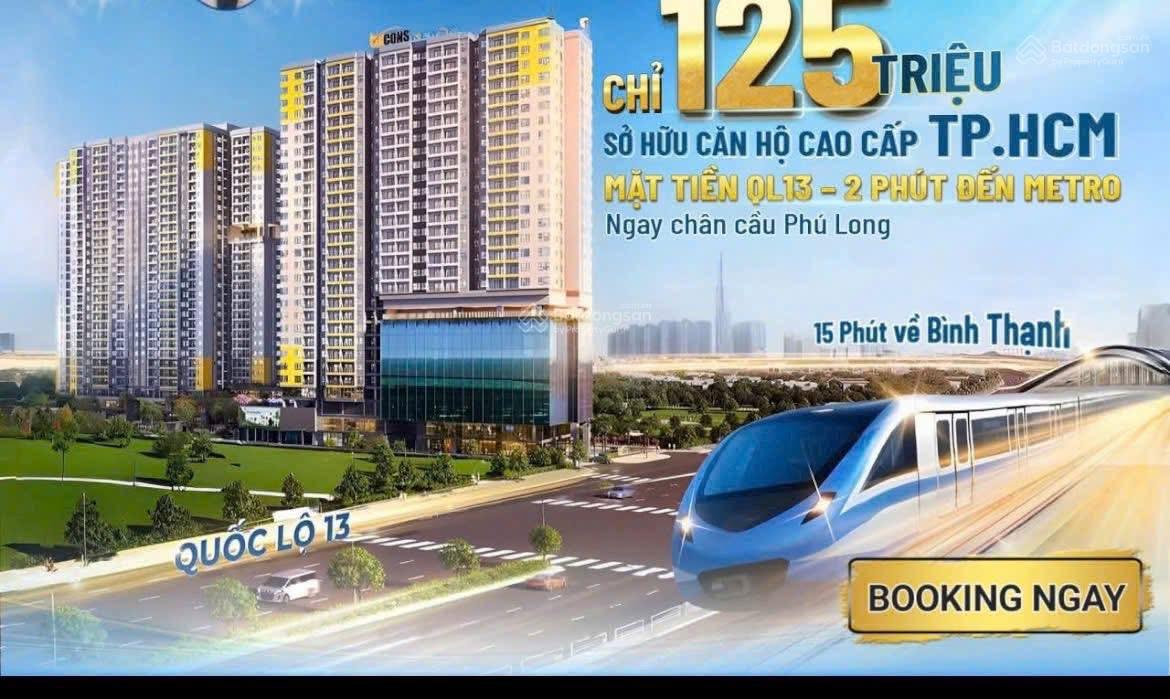 Căn hộ Bcons Newsky QL13 3PN 3WC 98m2 giá gốc CĐT thanh toán 5%
