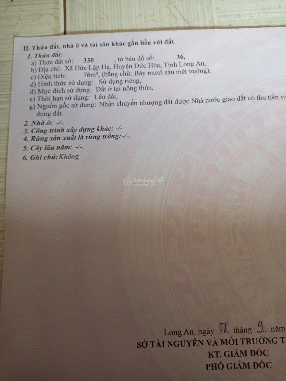 Đất sổ riêng , hướng đông 4x19 , Dân cư đông vui