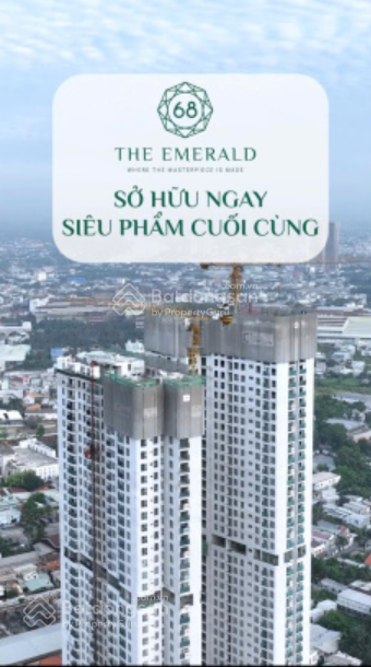 Chỉ còn 2 căn góc 2pn cuối cùng The Emerald 68 hướng Đông Nam | 73,6m² | sát tiện ích lõi dự án