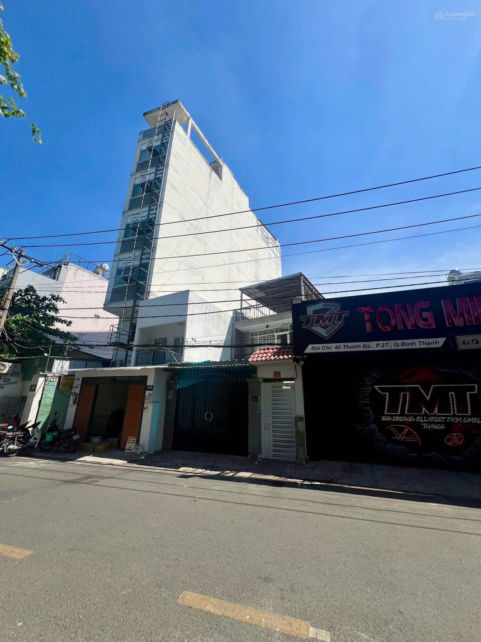 Siêu phẩm xây CHDV! Bán nhà mặt tiền Thanh Đa Quận Bình Thạnh. 11,65m x 30m. CTXD 7 tầng. Giá 38 tỷ