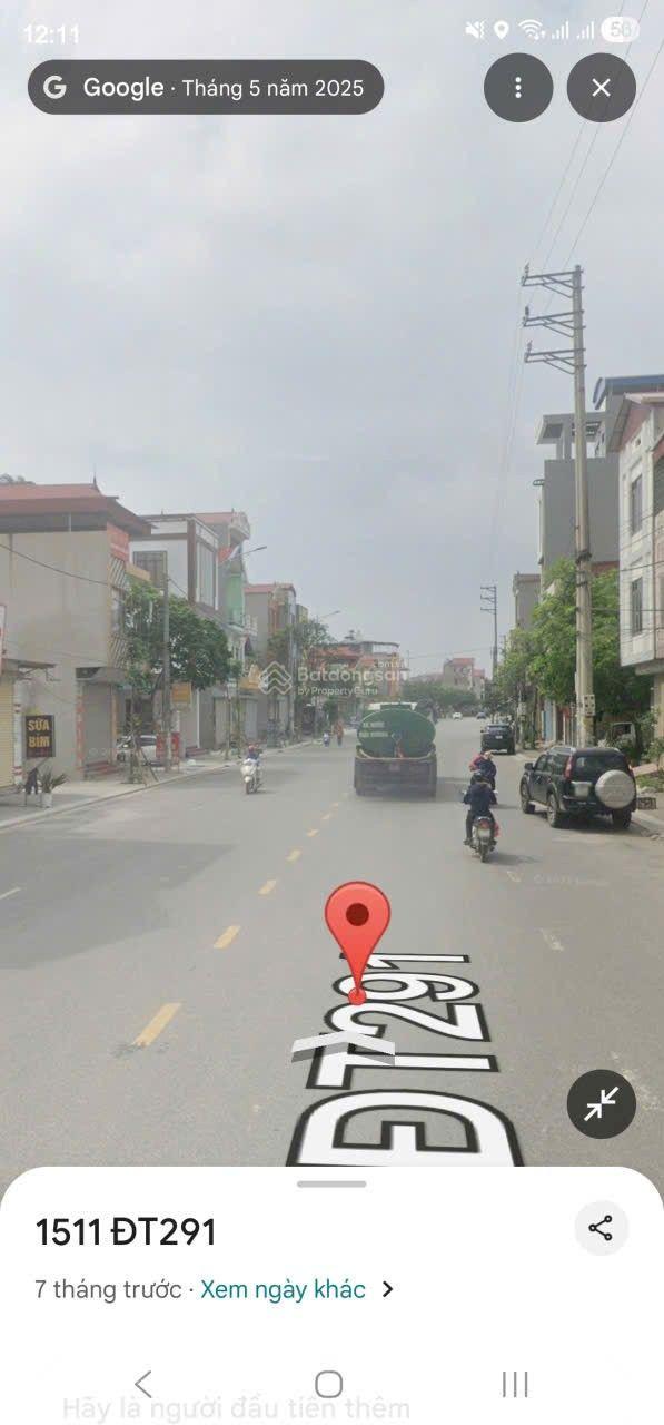 Anh chủ đẹp trai. Cần bán lô đất mặt đường 291 Quang Trung hướng về Chì. Diện tích 90m2, MT 4.5m