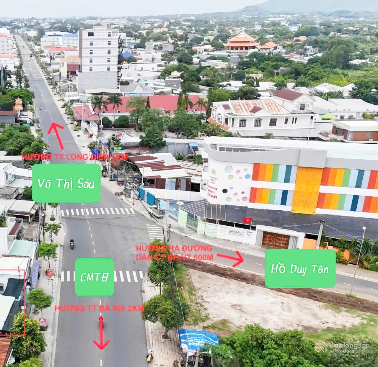 Mặt tiền 15m ngay TT. Bà Rịa cần ra gấp lô đất 340m2 full thổ giá 5.2 tỷ
