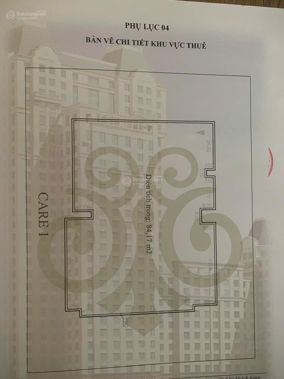 cho thuê văn phòng The Manor Quận Bình Thạnh 84m2 giá 35 tr/tháng bao gồm điện lạnh và PQL