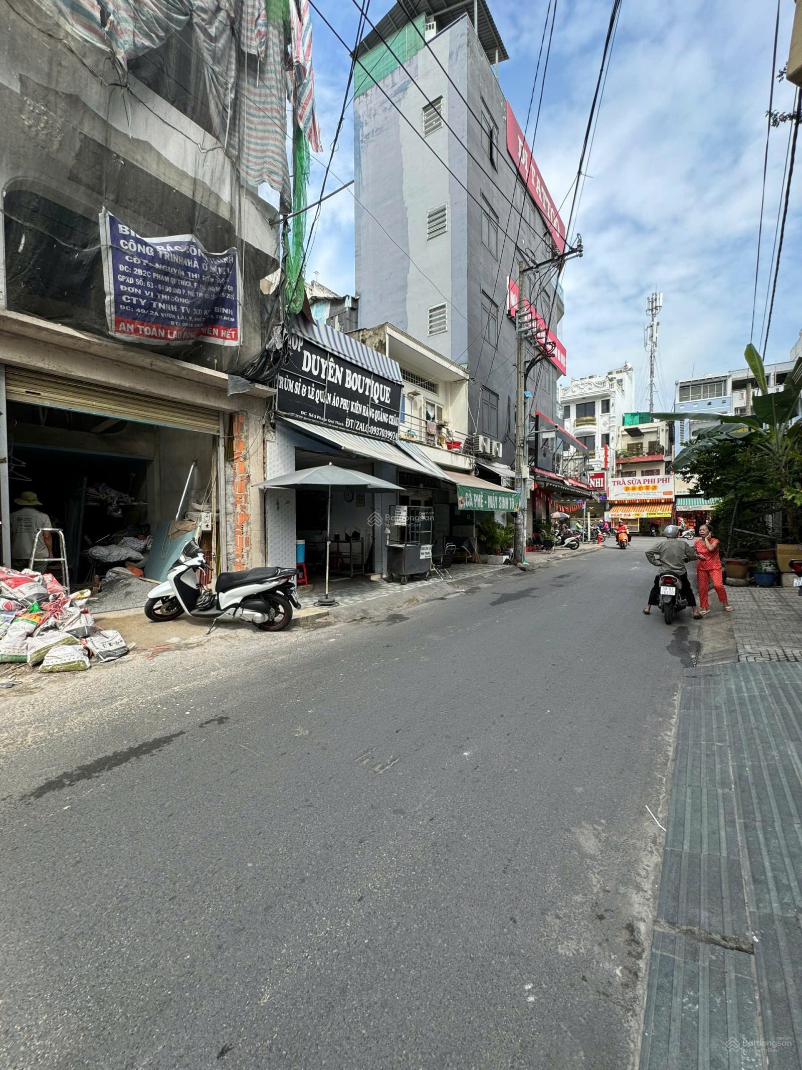 Đất trống mặt tiền Phạm Quý Thích. DT 4x10m. Giá 6,8 tỷ, vị trí đẹp, kinh doanh đông đúc