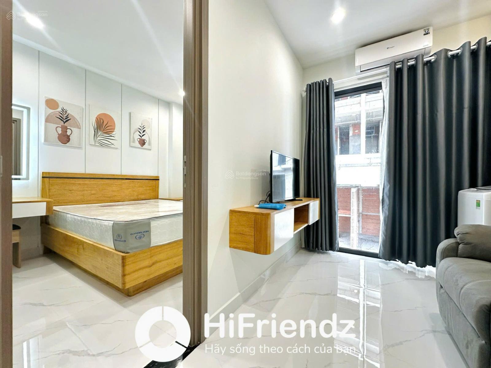 Căn hộ ban công - 1PN 1WC - 40m2 không gian sống - tiện nghi cao cấp y ảnh - gần cầu Calmette Q.1