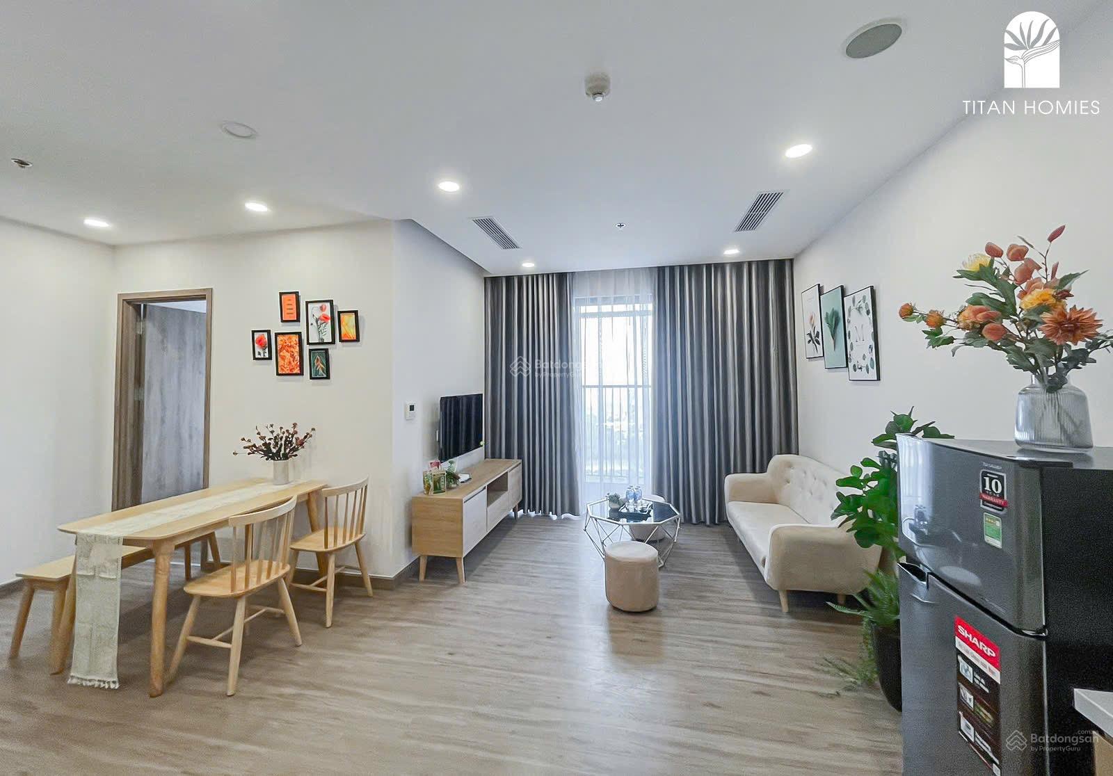 Cho thuê 2 phòng ngủ 2 vệ sinh - Toà S Premium, chung cư Sky Oasis Ecopark - 7tr/tháng