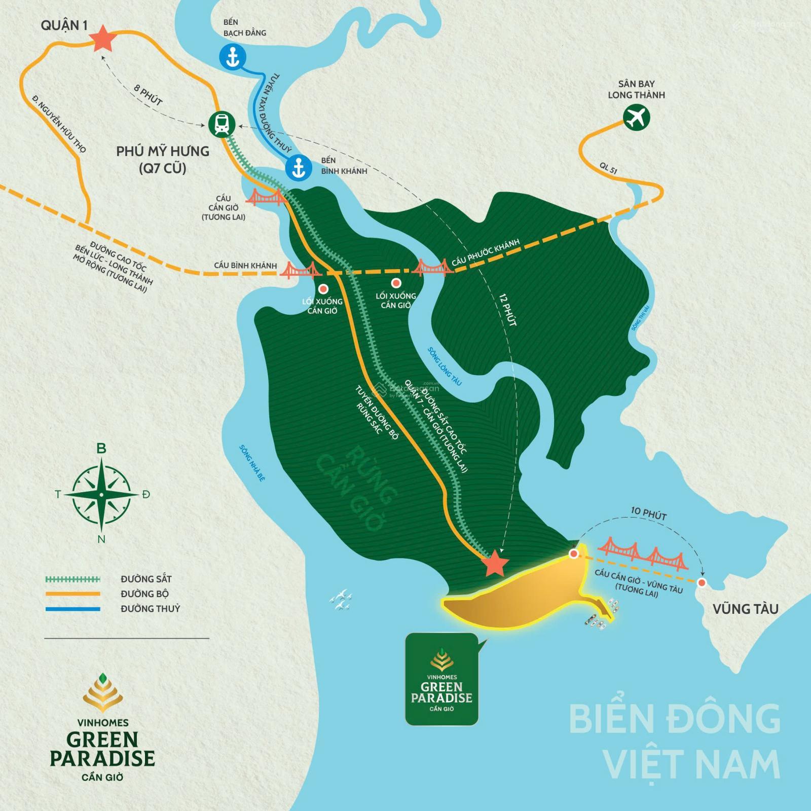 Mở bán dự án Vinhomes Green Paradise Cần Giờ-Giỏ hàng độc quyền giá đầu tư