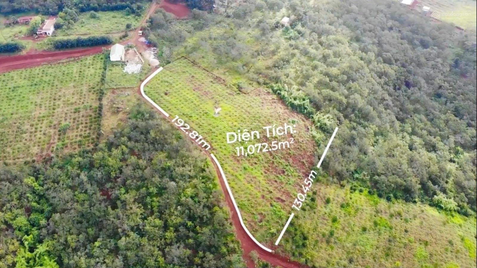 1,1ha đất view đồi 3 mặt thoáng trục Nơ Trang Long, Kiến Thành | giá 3,5 tỷ