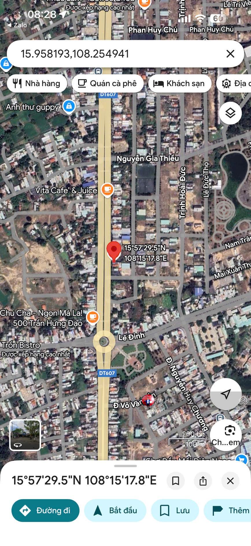 Bán lô đất mặt tiền Trần Hưng Đạo, Điện Bàn Đông, TP Đà Nẵng, DT: 147m2