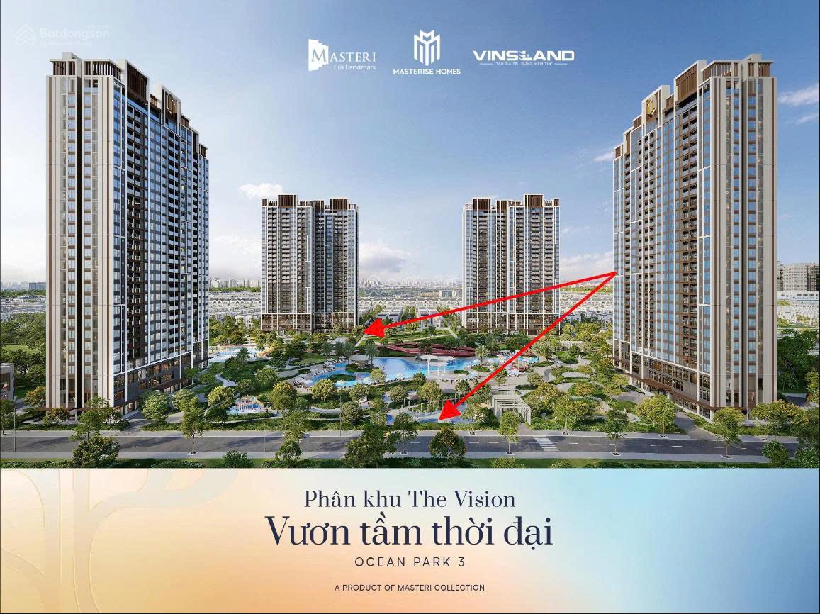 Bán nhanh quỹ căn 3PN của Masteri Era Landmark OCP3 - giá trực tiếp CĐT - nhận full CK