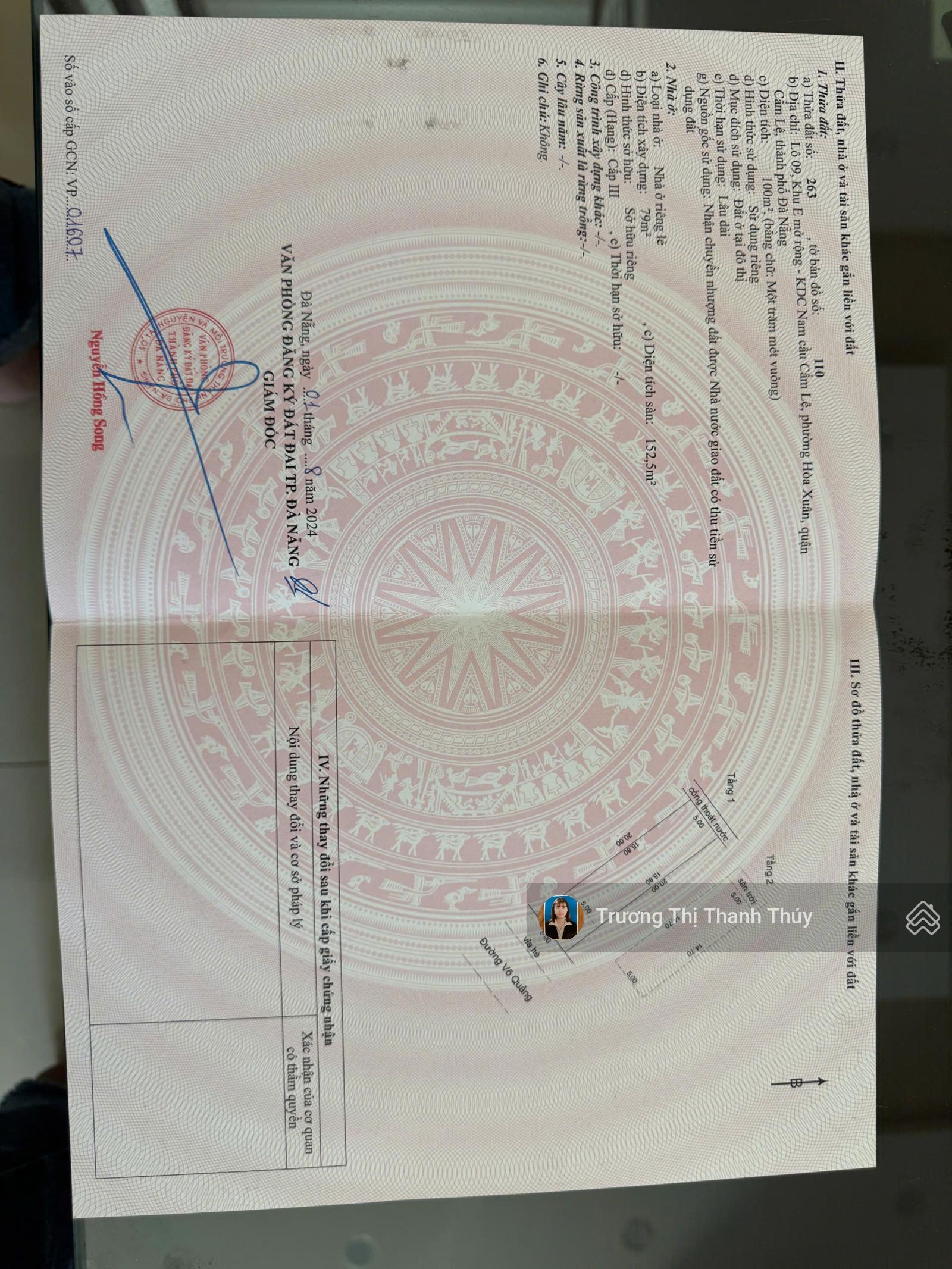 BÁN NHÀ 2 TẦNG-3PN ĐƯỜNG VÕ QUẢNG, HÒA XUÂN-CHỈ 6,7 TỶ