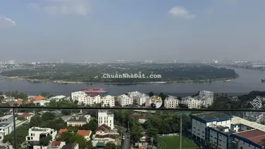 Cho thuê 3 phòng ngủ Q2 Thảo Điền nội thất cơ bản, tầng cao view sông, giá chỉ 45 triệu/tháng