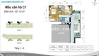 Căn góc chốt 5 tỷ, DT 124m2 (3 phòng ngủ + 2WC) nhà cơ bản, view Đông Nam, hỗ trợ vay