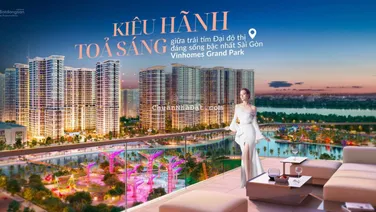 BEVERLY VINHOMES Q9 - TOP1 VỀ GIÁ 2.5TỶ/CĂN, AIRBNB 12-15TR/TH - VIEW CV36HA & SÔNG & DINH THỰ