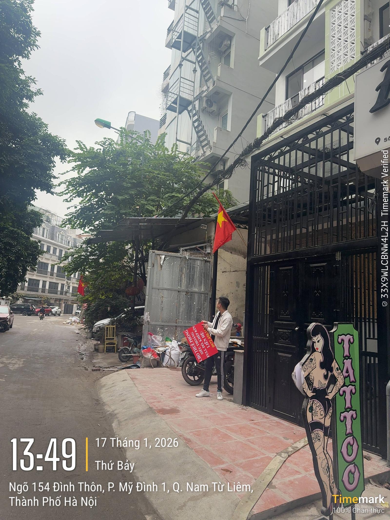 Bán tòa 8 tầng CCMN Phố Đình Thôn, DT 85m2. Thiết kế 23 phòng, ô tô, thang máy giá 24 tỷ