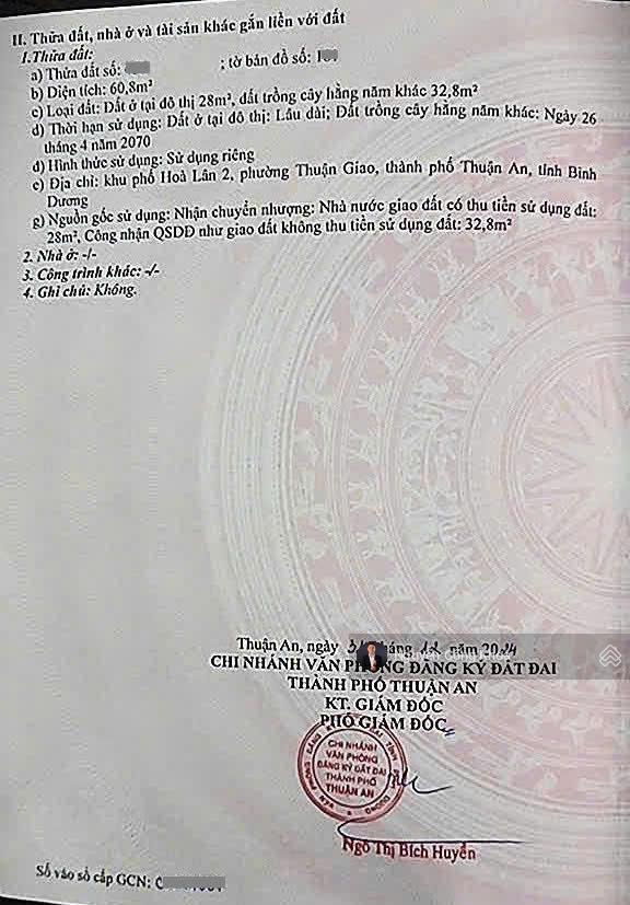 Bán nhà 2 mặt tiền rất thoáng, 3 phòng ngủ, gần chợ Lâm Phát 400m, P.Thuận Giao, Tp.Thuận An Bán nhà 2 mặt tiền rất thoáng, 3 phòng ngủ, gần chợ Lâm Phát 400m, P.Thuận Giao, Tp.Thuận An