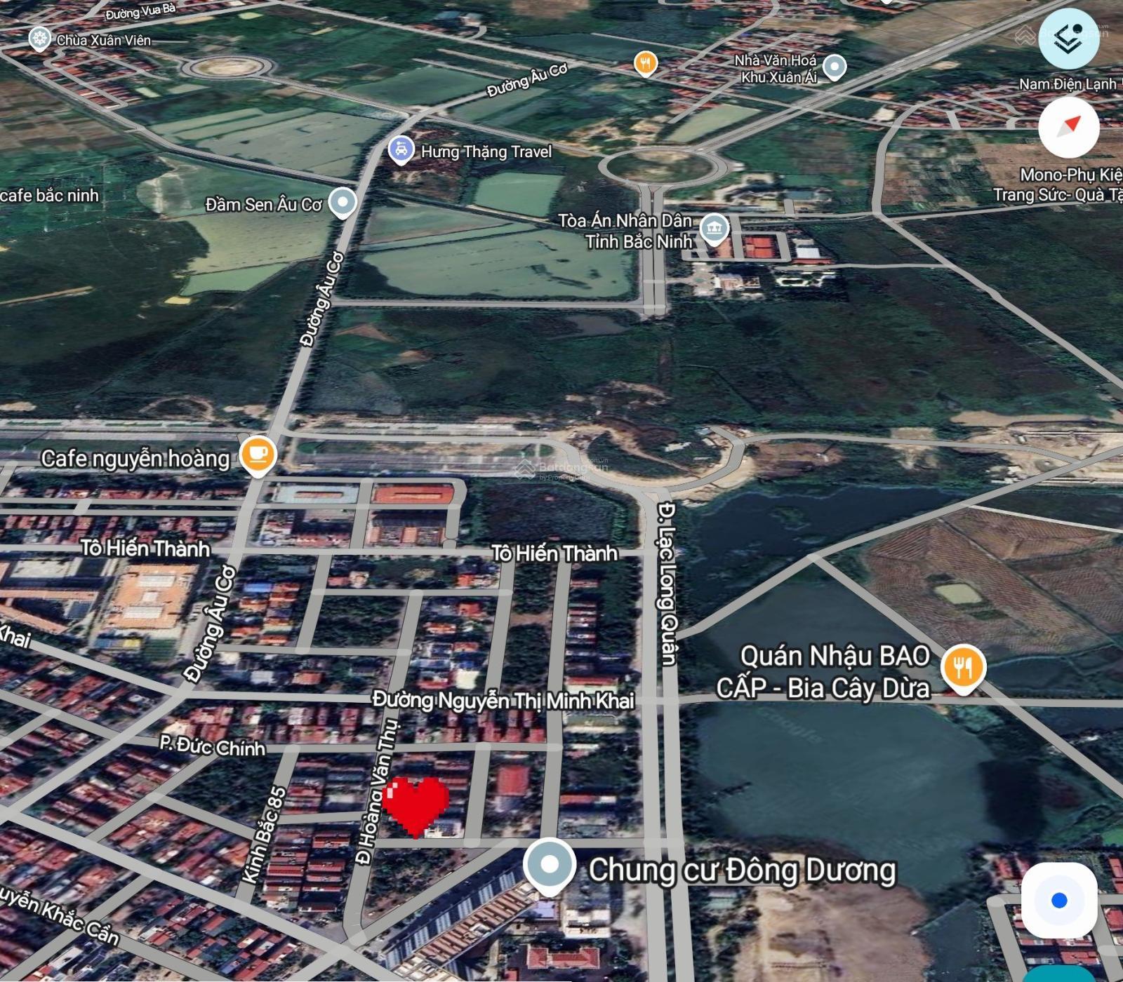 Em cần bán lô đất đường Hoàng Văn Thụ, Phường Kinh Bắc -TP Bắc Ninh giá chỉ nhỉnh 9 tỷ