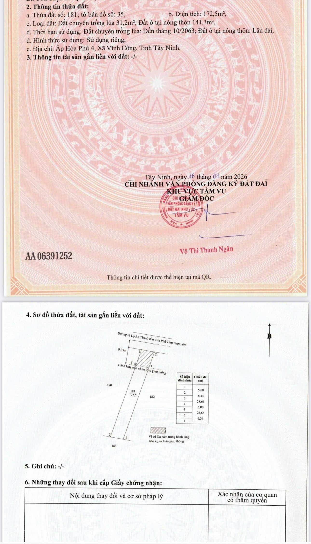 Bán lô đất thổ cư mặt tiền nhựa An Thạnh gần cầu Phú Tâm thuộc Hoà Phú, Châu Thành, DT: 5 x 34m Bán lô đất thổ cư mặt tiền nhựa An Thạnh gần cầu Phú Tâm thuộc Hoà Phú, Châu Thành, DT: 5 x 34m
