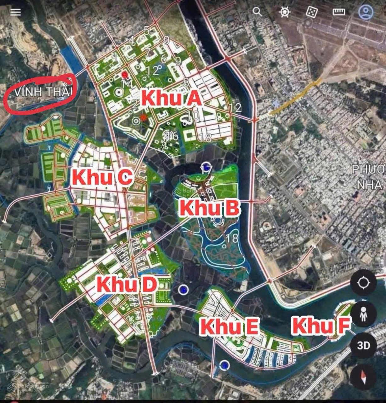 Khu đô thị Ven Sông Tắc, lô đất biệt thự gần khu hành chính mới Khánh Hoà