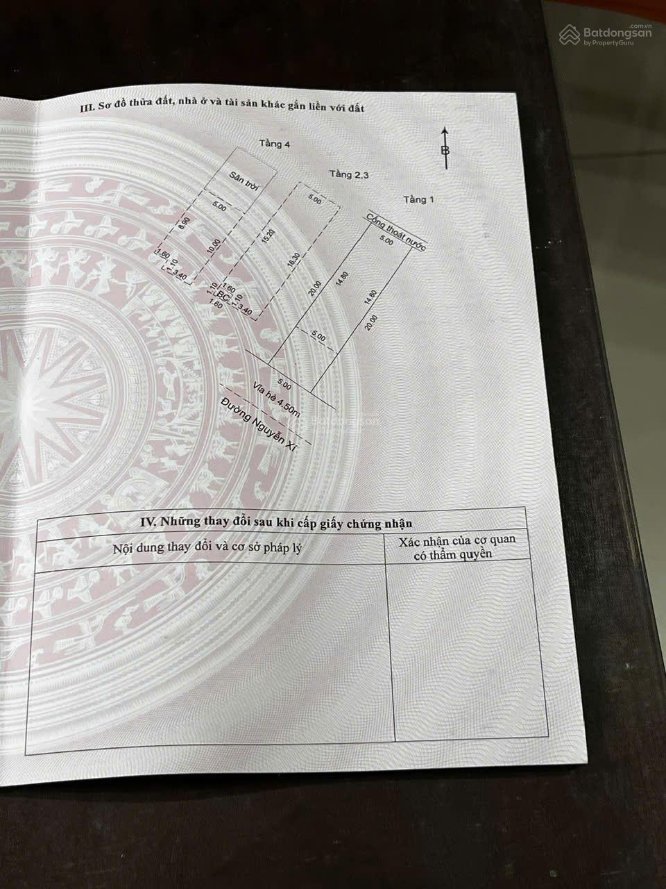 Bán nhà chính chủ MT đường Nguyễn Xí 4 tầng 4 mê,kiên cố full nội thất giá nhỉnh 8 tỷ Bán nhà chính chủ MT đường Nguyễn Xí 4 tầng 4 mê,kiên cố full nội thất giá nhỉnh 8 tỷ