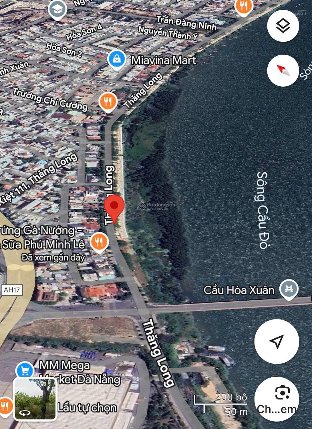 Bán lô biệt thự đường Thăng Long - Hải Châu ngay cầu Hoà Xuân