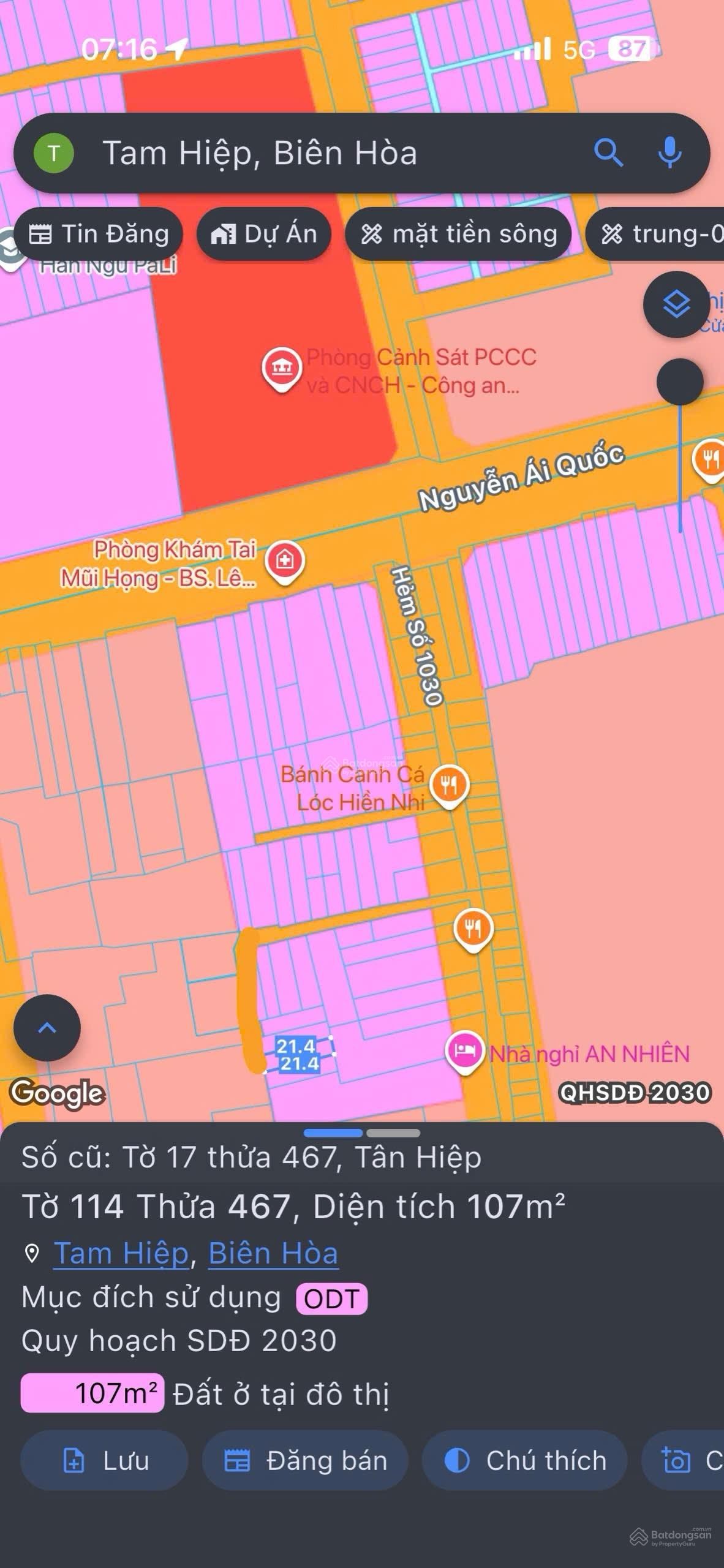 Chính chủ gửi bán lô đất kp2 phường tân hiệp .trên đất có dãy trọ cũ Đối diện công an chữa cháy
Gi