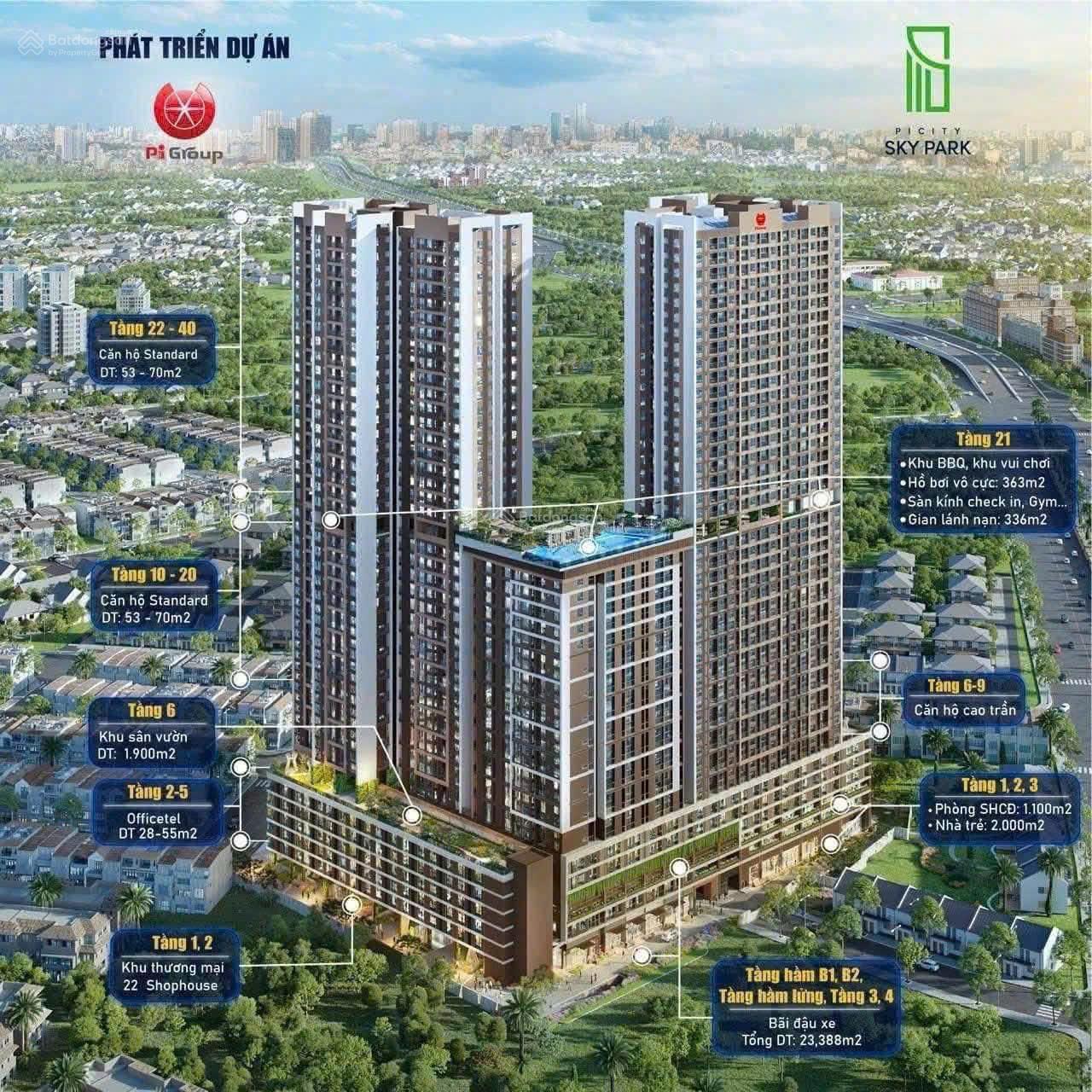 PICITY SKYPARK 20 SUẤT ỮU ĐÃI GIÁ TỐT, CHỌN CĂN ĐẸP, MIỄN LÃI 36 THÁNG, LIÊN HỆ PKD 0919 383 ***