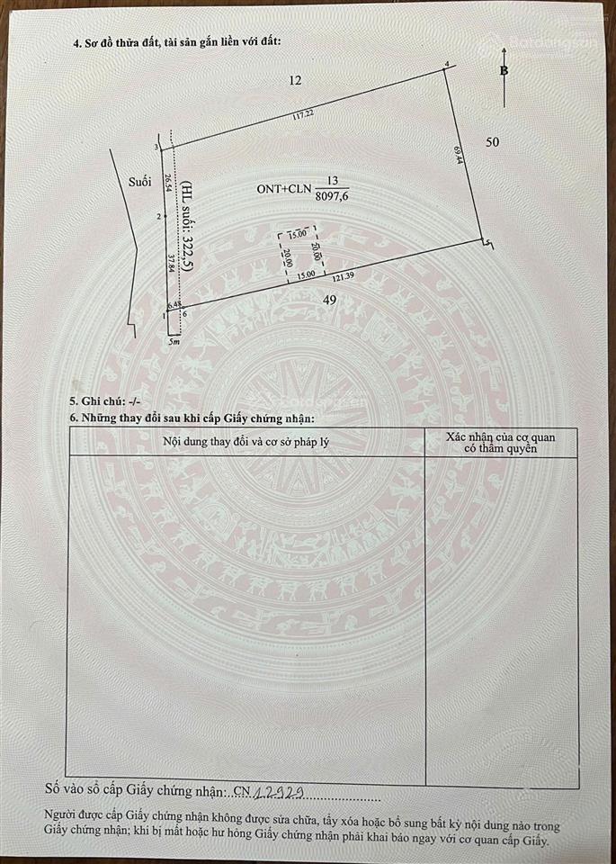 Bán đất tại Xã Minh Thạnh, Dầu Tiếng, Bình Dương, 32 tỷ, 21500 m2