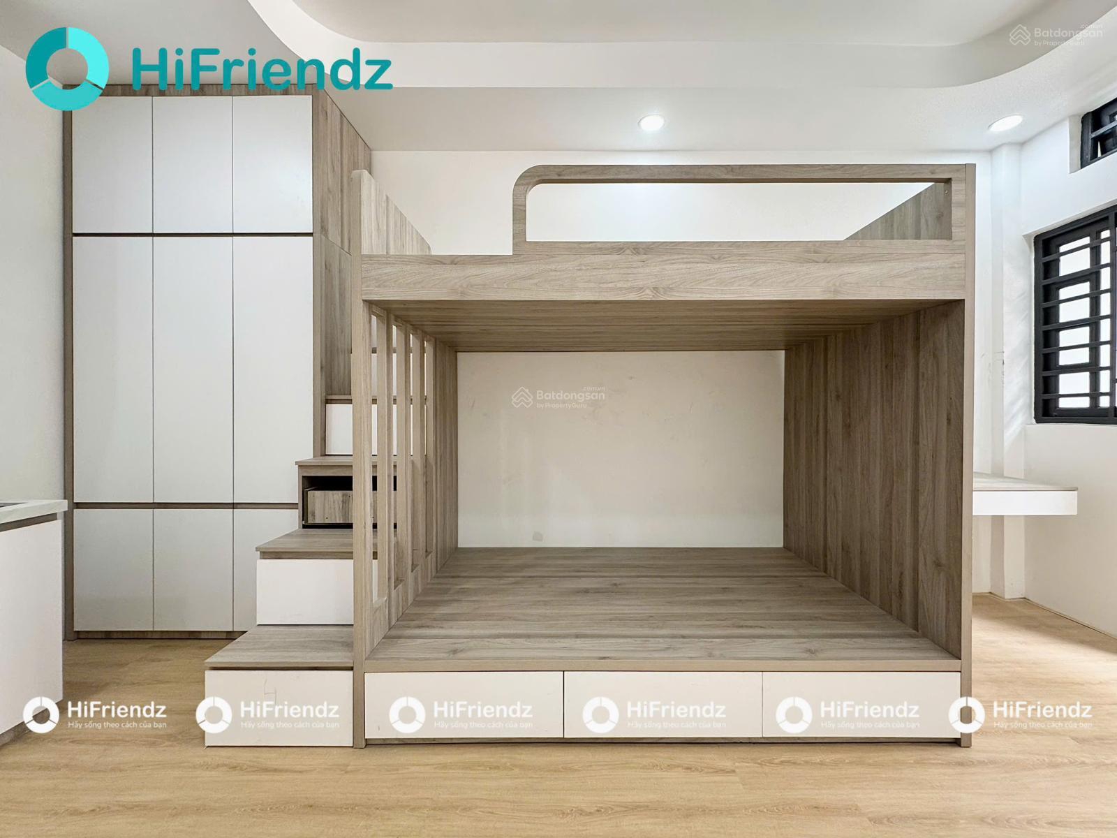 New 100%| Căn hộ Duplex giường tầng ban công 40m2, được nuôi pet, ngay chợ Bàn Cờ Q3