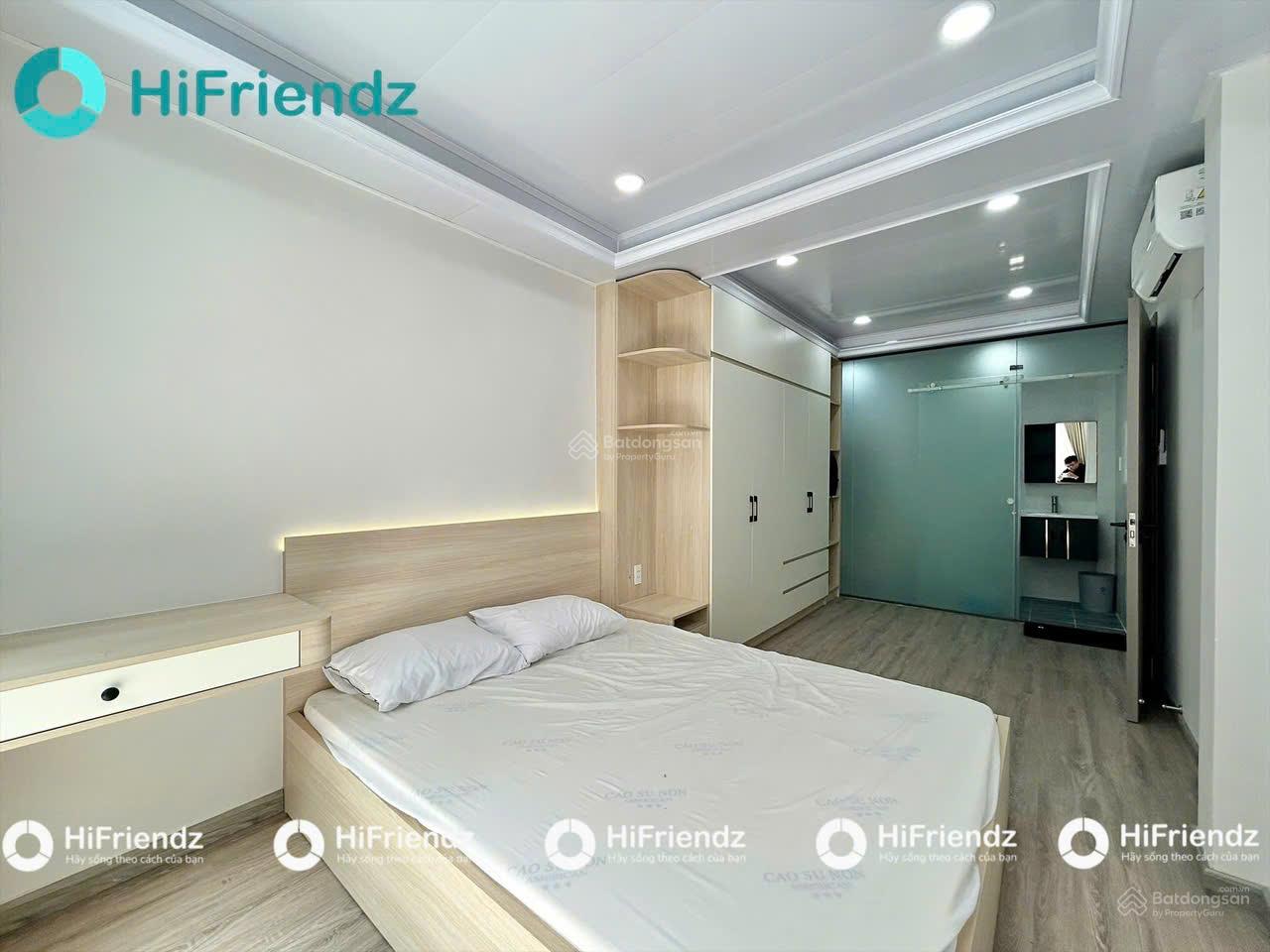 Căn hộ 1PN ban công tone trắng kem, full NT, được nuôi pet, gần cầu Ông Lãnh & Phố Bùi Viện