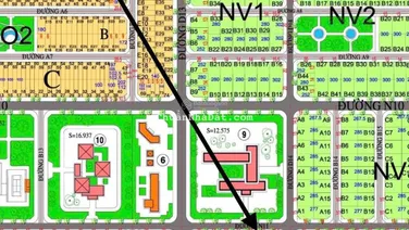 Dự án HUD Nhơn Trạch cần bán 1 cặp đất nền nhà vườn ngang 28mét đường nhựa 16mét đối diện tiện ích