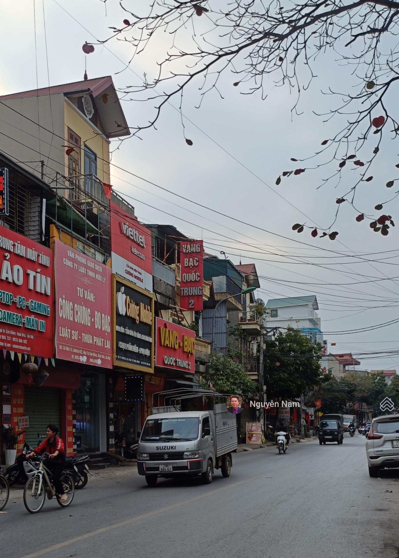 Mặt phố Sơn Đồng 61,2m2- MT5.2m, Vỉa hè - Kinh doanh đỉnh, giá 9,8tỷ